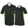 Men's or Ladies' Polo Shirt w/ Contrasting Half Sleeve Cuff - 25 Day Custom Overseas Express